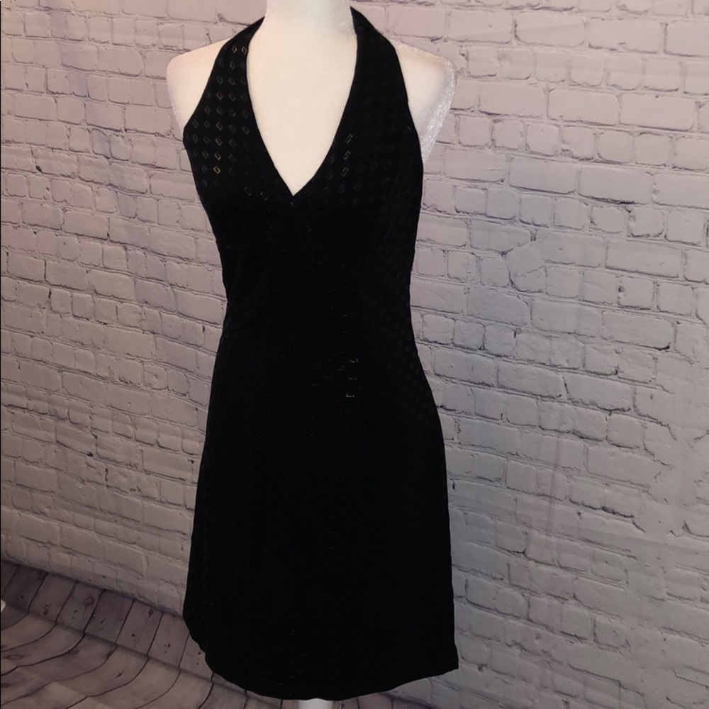Black Halter top Dress